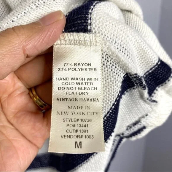 Vintage Havana Striped Hoodie Lightweight - Picture 6 of 6